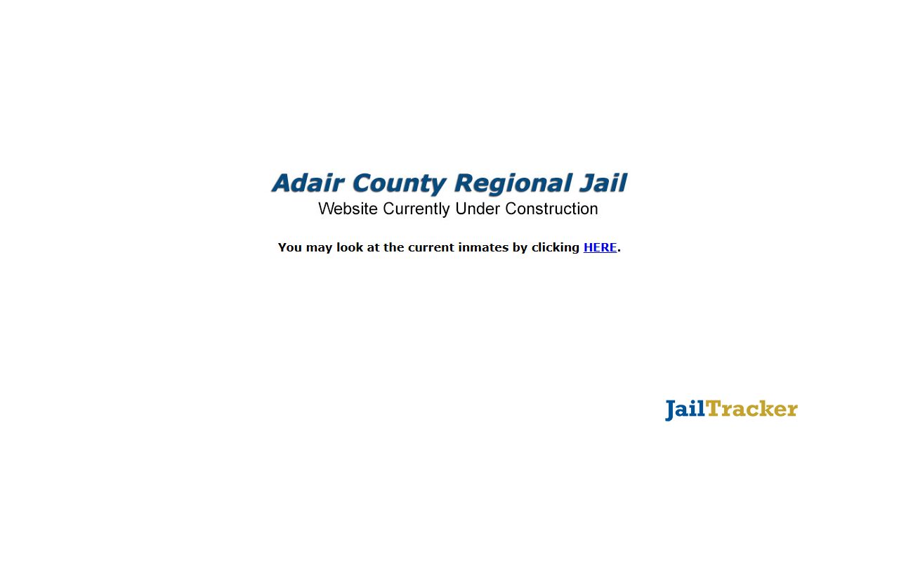 Adair County Regional Jail website for 24 hour booking records in Stilwell Oklahoma