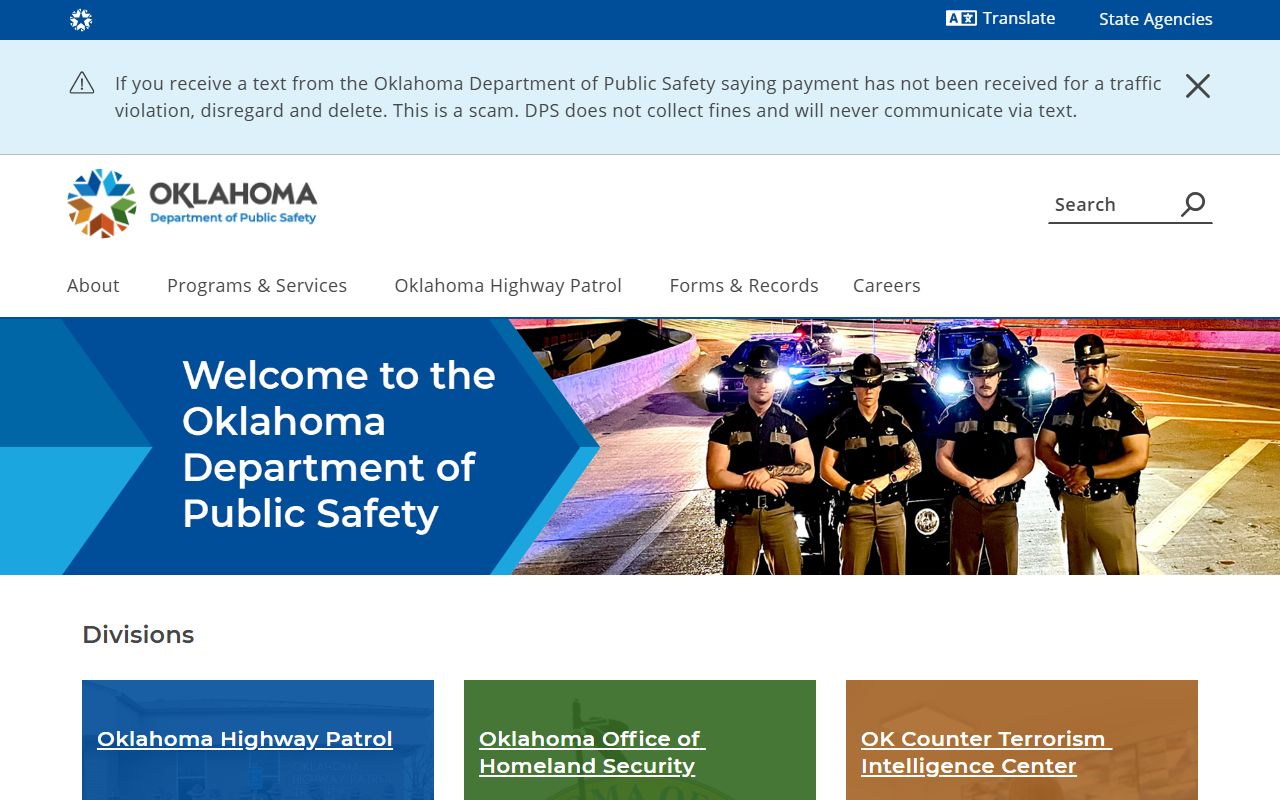 Oklahoma Department of Public Safety 24 hour booking related records